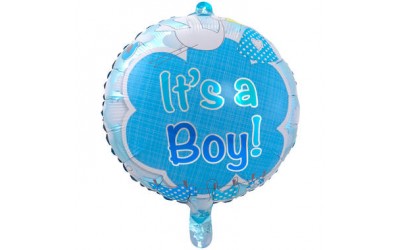 Folieballon It's a boy (zonder helium)